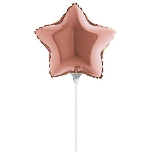 10" Mini Shape μπαλόνι Rosegold Αστέρι