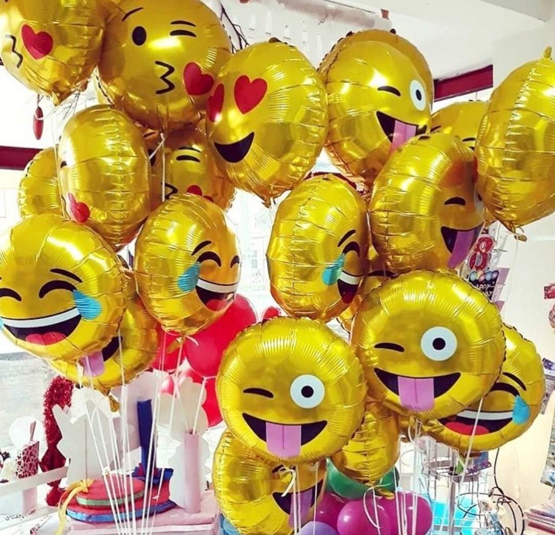 18" Μπαλόνι Emoji με γυαλιά