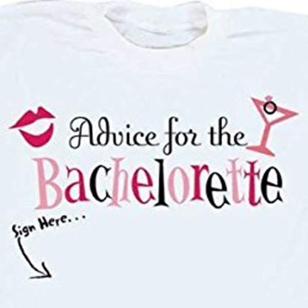 Μπλουζακι "Advice for the Bride" με μαρκαδόρο