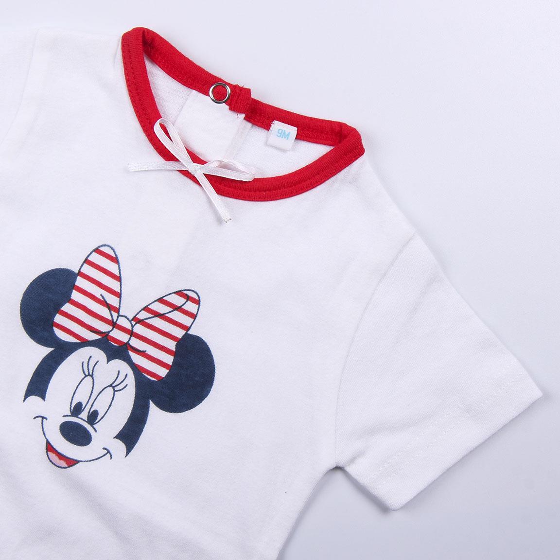 Φορμάκι μωρού Minnie Mouse κόκκινο (2 τεμ)