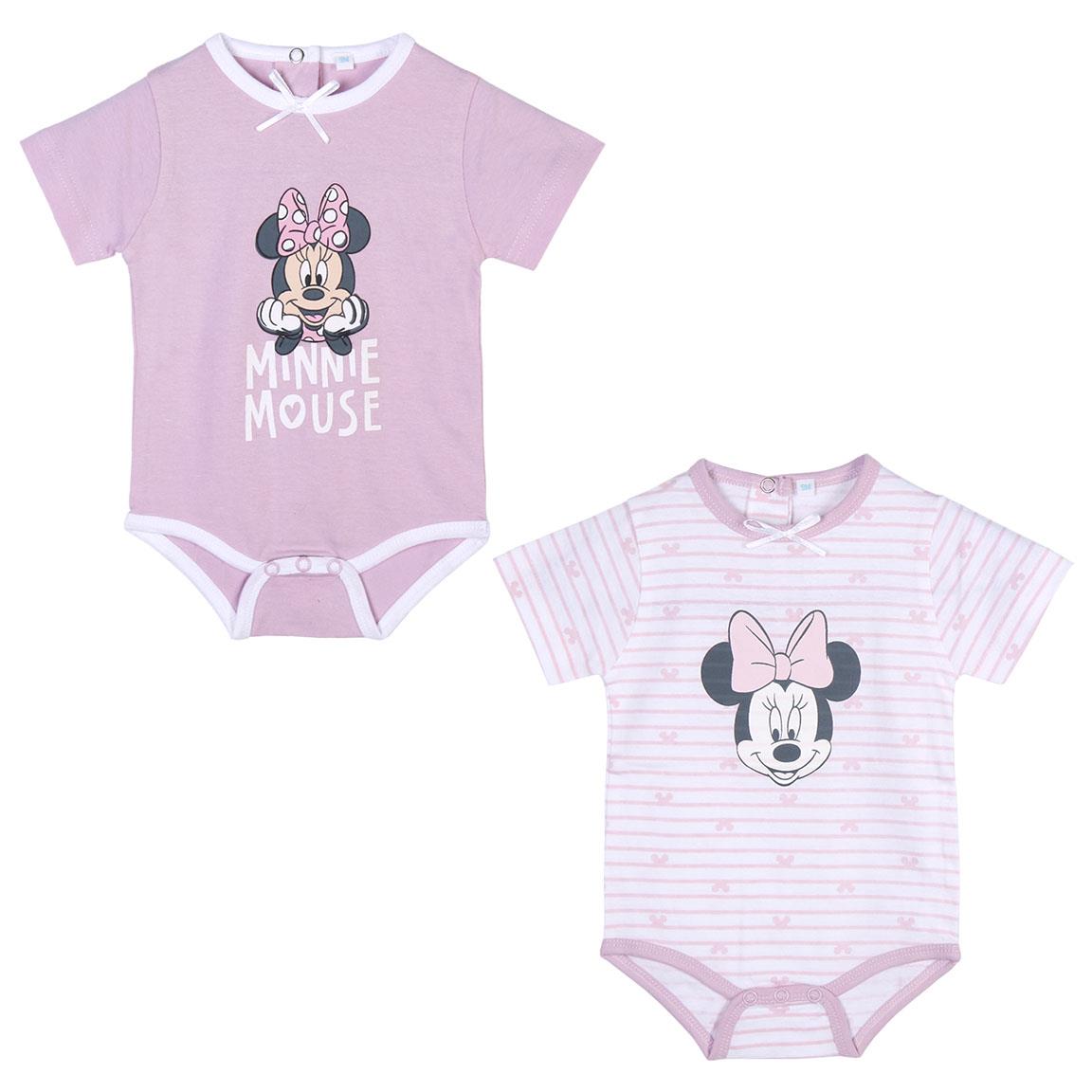 Φορμάκι μωρού Minnie Mouse ροζ (2 τεμ)