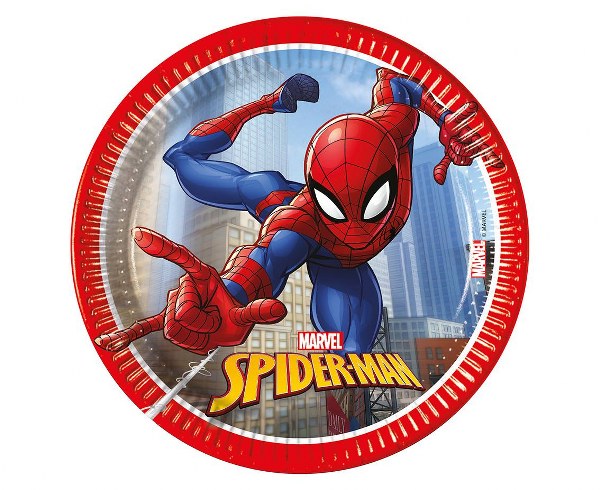 Πιάτα γλυκού Spiderman Crime Fighter (8 τεμ)