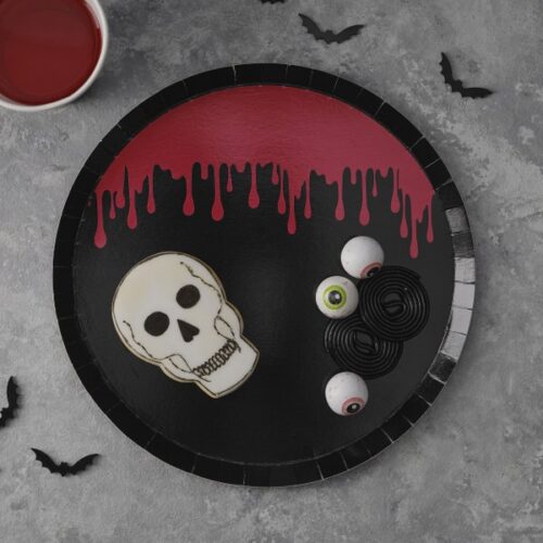 Πιάτα πάρτυ Blood Drip (8 τεμ)