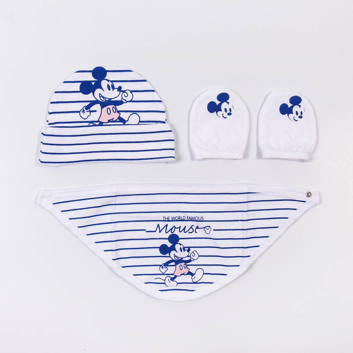 Βρεφικά Ρουχαλάκια για Αγοράκια - Mickey Mouse Ναυτικό (4 τεμ)