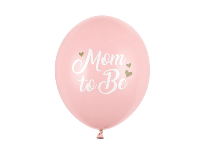 Σετ ροζ μπαλόνια "Mom to Be" (6 τεμ)