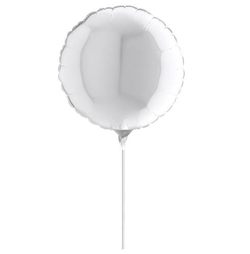 10" Mini Shape μπαλόνι  Άσπρο