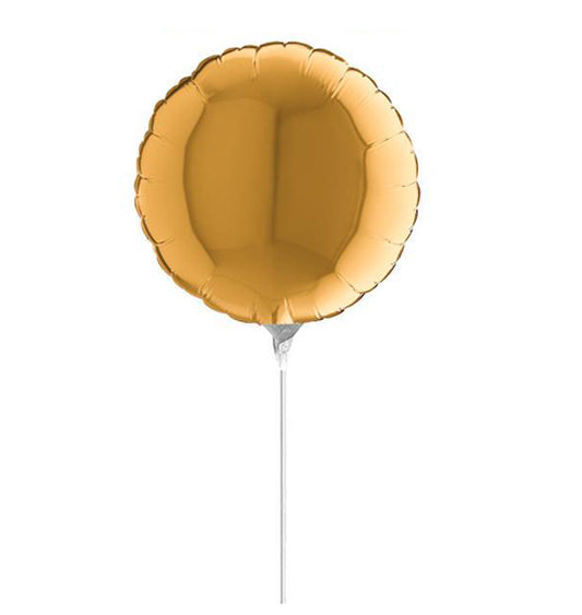 10" Mini Shape μπαλόνι Χρυσό