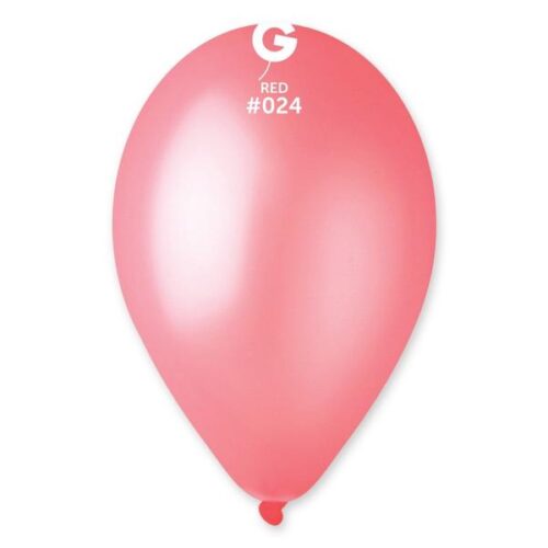 12" Neon Κόκκινο Latex Μπαλόνι (100 τεμ.)