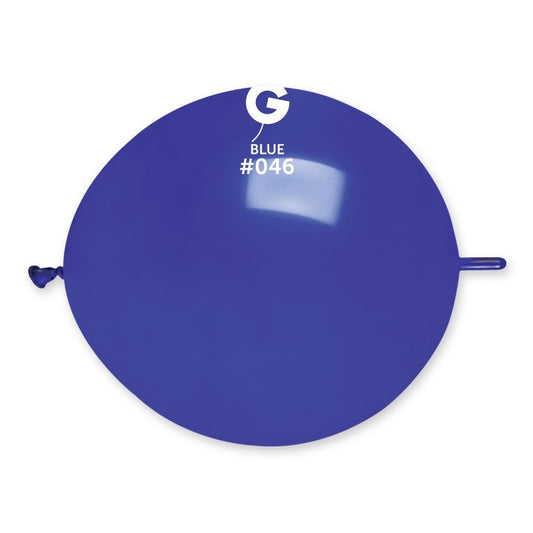 12" Royal Μπλε μπαλόνι Link-O-Loons με ουρίτσα (100 τεμ)