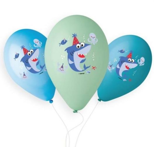 13" Λάτεξ Μπαλόνια Baby Shark (25 τεμ)