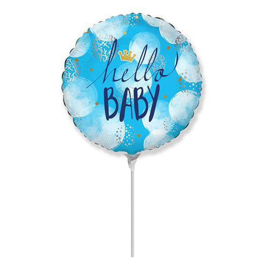 14'' Mini Shape Μπαλόνι Hello Baby Boy