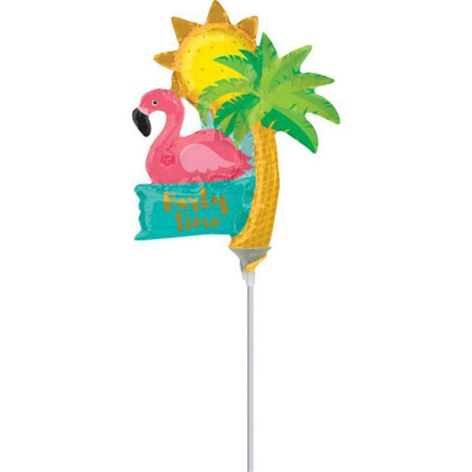 14" Mini Shape Μπαλόνι Let's Flamingle