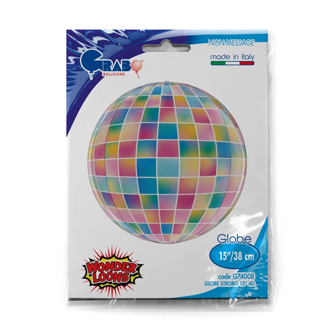 15" Μπαλόνι Disco Ball 4D