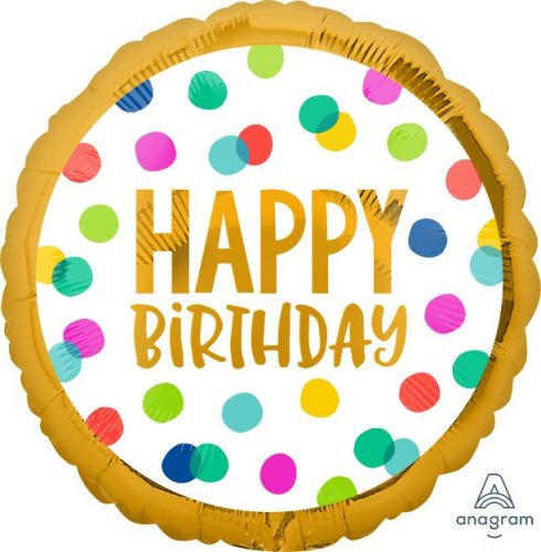 17" Μπαλόνι λιονταράκι "Happy Birthday"