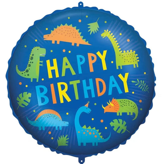 18” Μπαλόνι Happy Birthday Δεινόσαυροι
