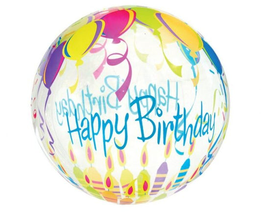 18" Crystal Μπαλόνι Happy Birthday
