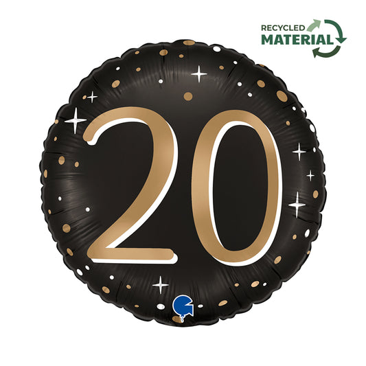 18" Μπαλόνι 20th Birthday Sparkling