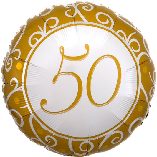 18" Μπαλόνι Γενεθλίων 50th Birthday