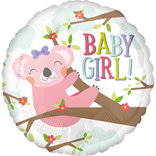 18″ Μπαλόνι Γέννησης Ριγέ Baby Girl