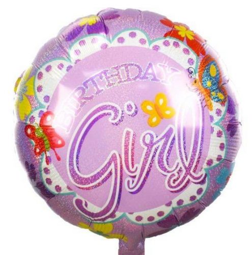 18'' Μπαλόνι Birthday Girl Λεοπάρ