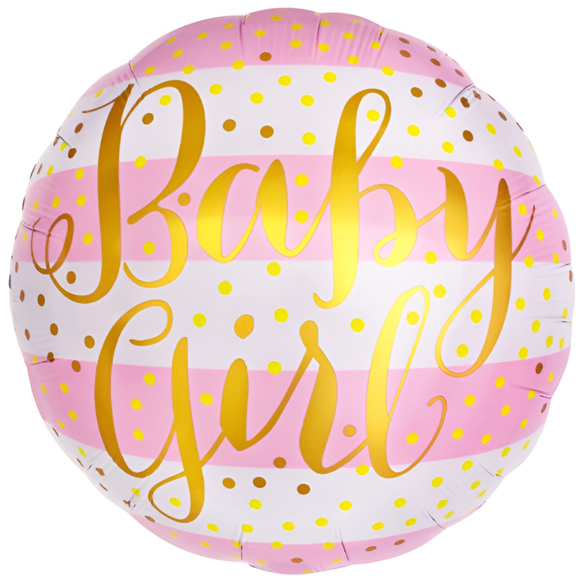 18″ Μπαλόνι Γέννησης Ριγέ Baby Girl