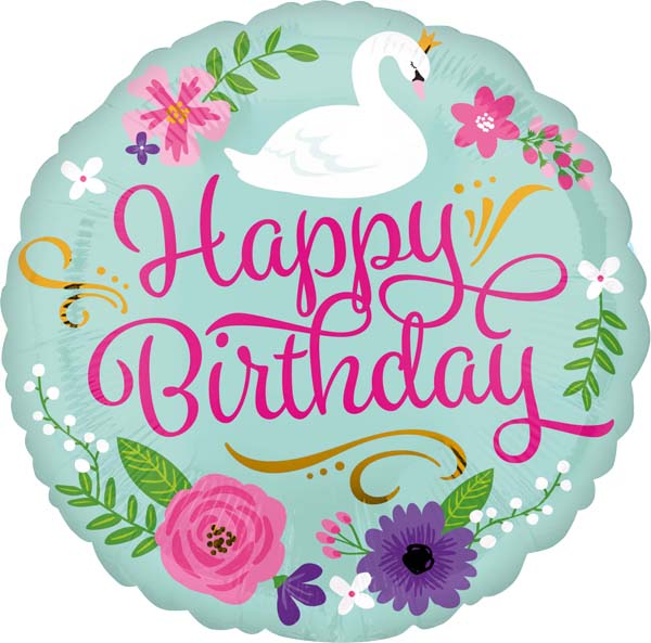 18'' Μπαλόνι Γοργόνα Άριελ - Happy Birthday