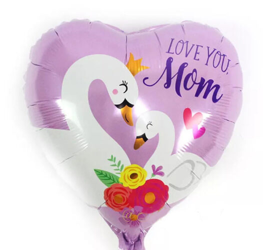 18" Μπαλόνι Κυκνάκια Love You Mom