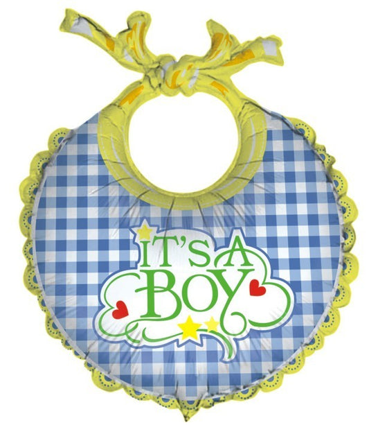 26" Μπαλόνι γέννησης Σαλιάρα It's a Boy