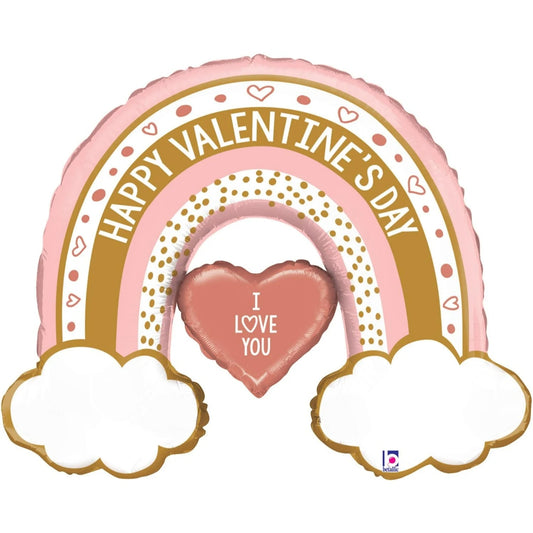 29" Μπαλόνι Ουράνιο Τόξο Valentine's Day