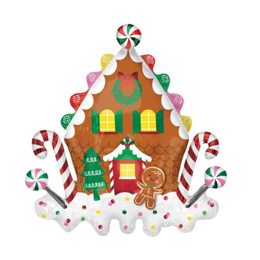 30” Χριστουγεννιάτικο Μπαλόνι Ginger House