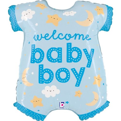 31" Μπαλόνι Welcome Baby Boy Αερόστατο