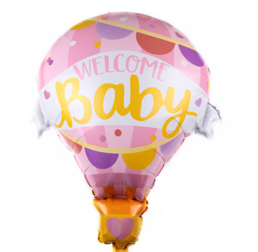31" Μπαλόνι Φορμάκι Welcome Baby Girl
