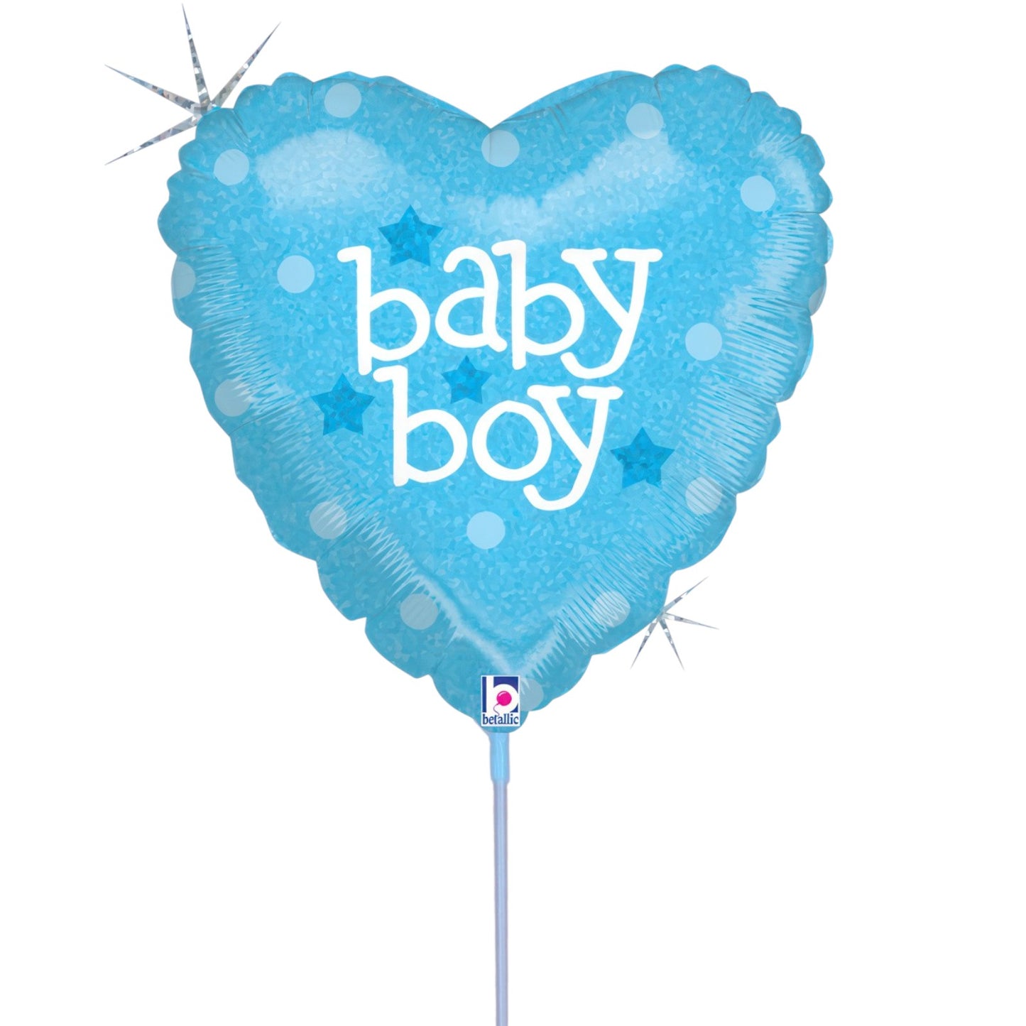 9'' Mini Shape μπαλόνι Μπουγάδα - Baby Boy