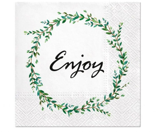 Χαρτοπετσέτες Enjoy Στεφάνι (20 τεμ)