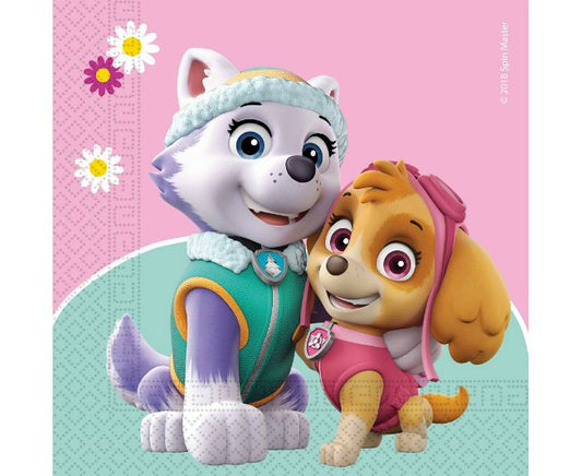 Χαρτοπετσέτες Paw Patrol Skye &amp; Everest (20 τεμ)