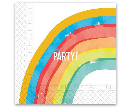 Χαρτοπετσέτες Rainbow Party (20 τεμ)