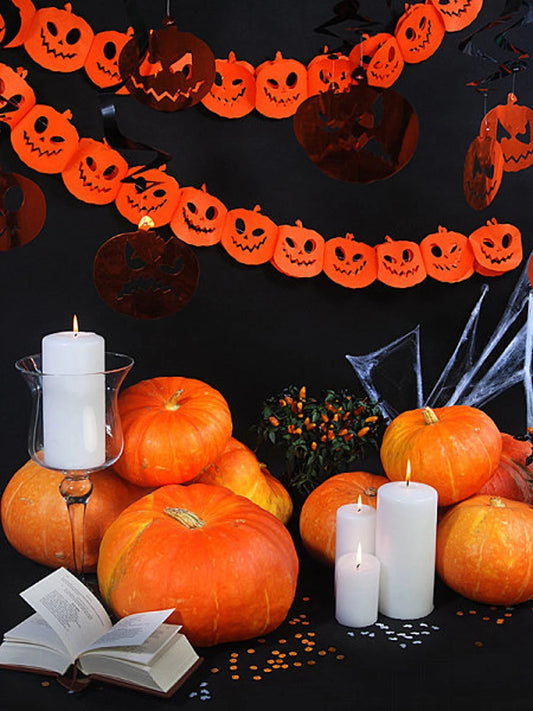 Διακοσμητική Γιρλάντα Halloween Κολοκύθα 300cm