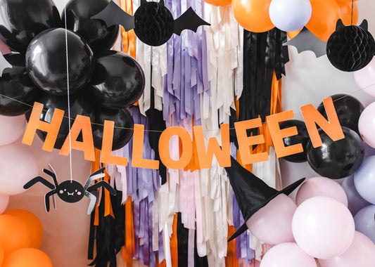 Διακοσμητική γιρλάντα Halloween πορτοκαλί 2,5m