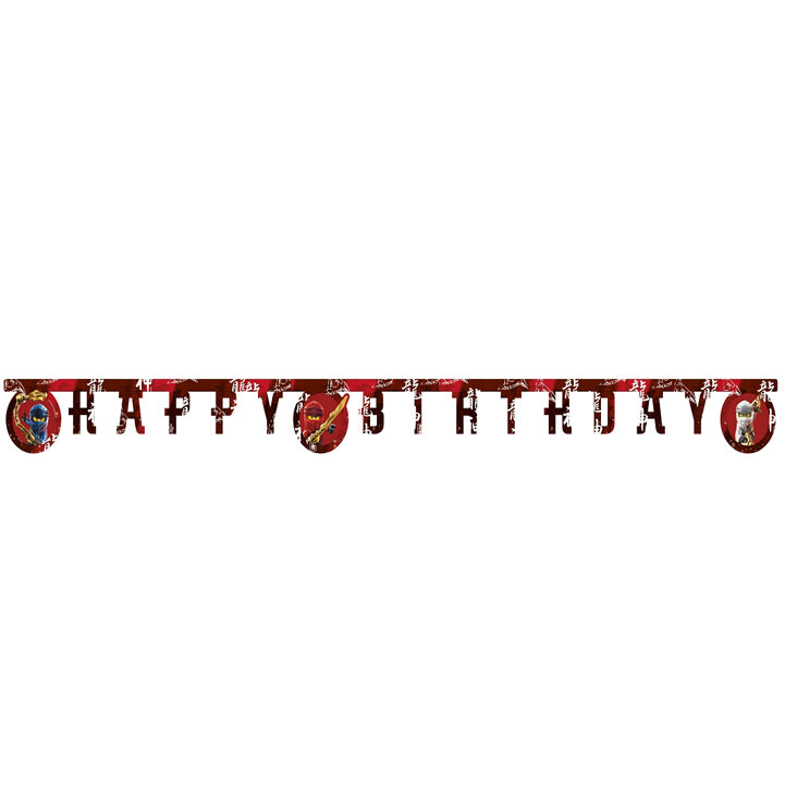 Γιρλάντα "Happy Birthday" Lego Ninjago