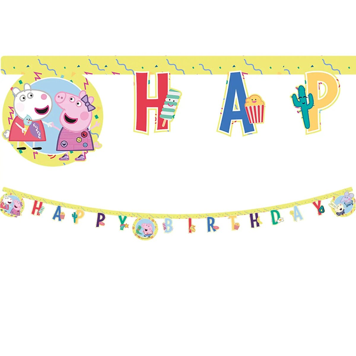 Διακοσμητικό μπάνερ Happy Birthday - Μονόκερος