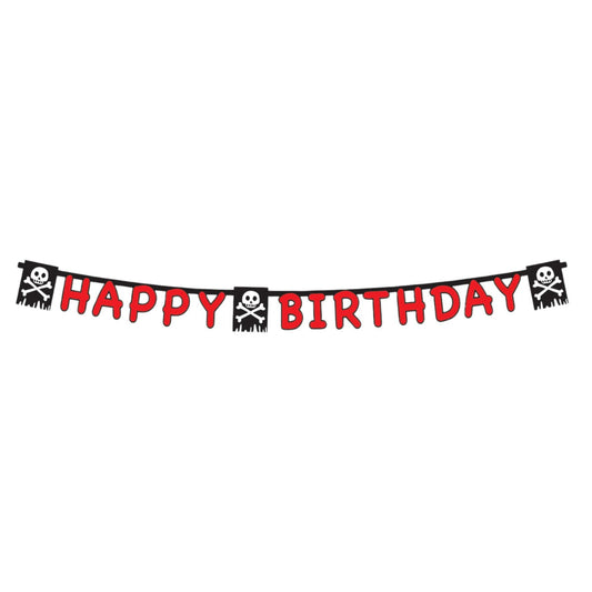 Γιρλάντα Happy Birthday - Little Pirates 1,65m