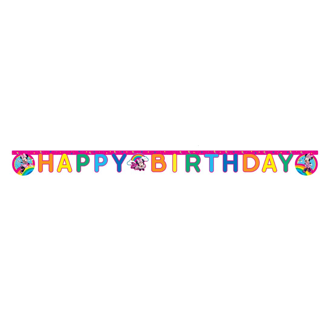 Γιρλάντα Happy Birthday Minnie (200 cm)