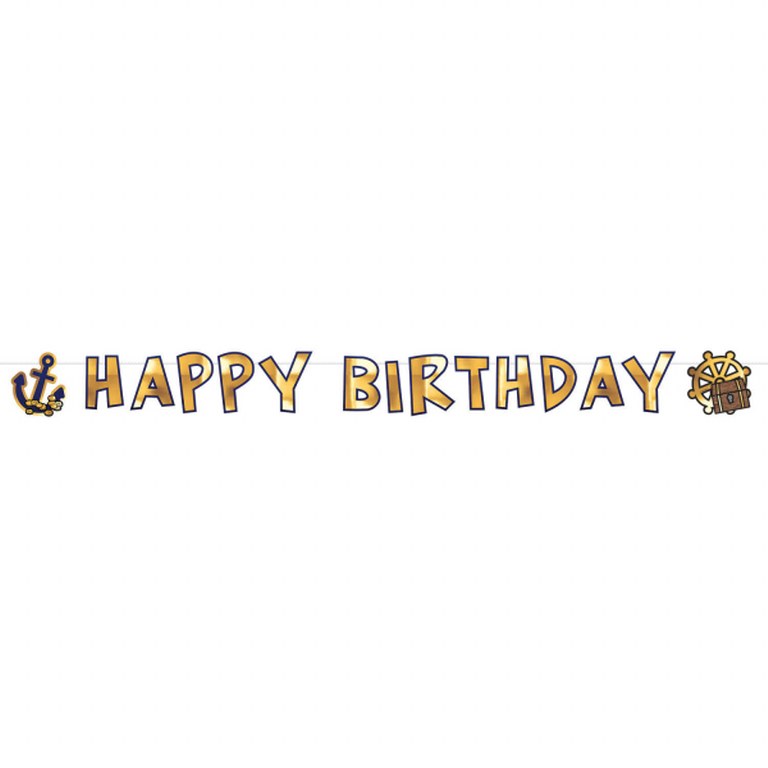 Διακοσμητικό μπάνερ Happy Birthday - Μονόκερος