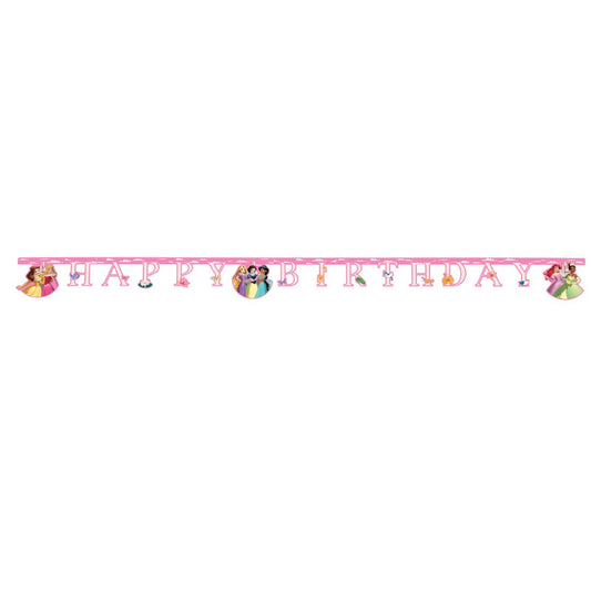 Γιρλάντα Happy Birthday Πριγκίπισσες (200 cm)