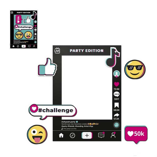 Κάδρο Photobooth &amp; Props Tik Tok