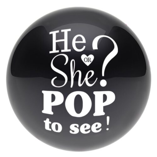 Μπαλόνια για Gender Reveal "He or She?" (2 τεμ)