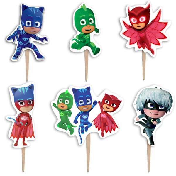 Σακουλάκια για δωράκια Pj Masks (6 τεμ)