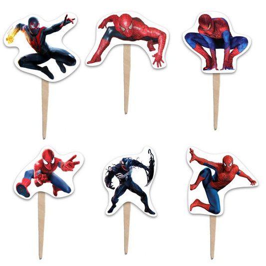 Χάρτινες Μάσκες Spiderman (6 τεμ)