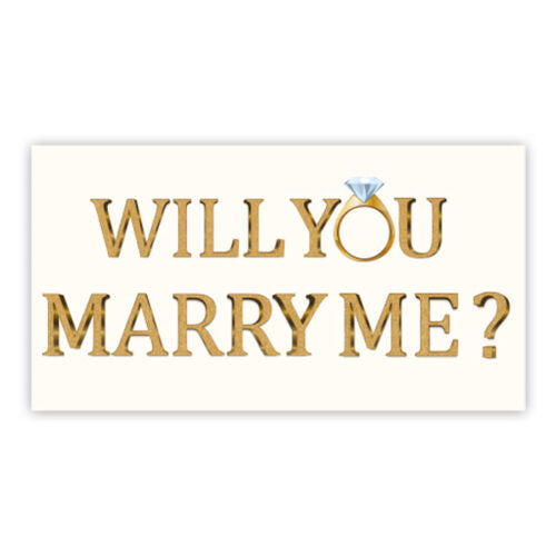 Πανό για Πρόταση Γάμου – Will you marry me?