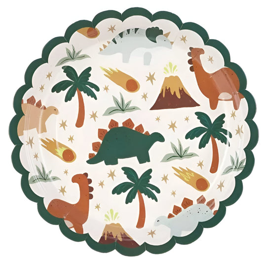 Πιάτα γλυκού Δεινόσαυροι (6 τεμ)